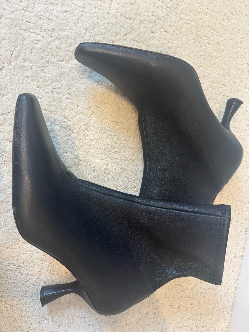 Loeffler Randall Thandy Black Leather Boots Women's 9.5 / 40 - Picture 5 of 10